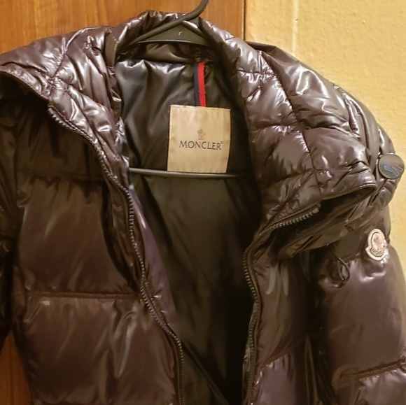 Coats | Preowned Moncler Brown Coat 